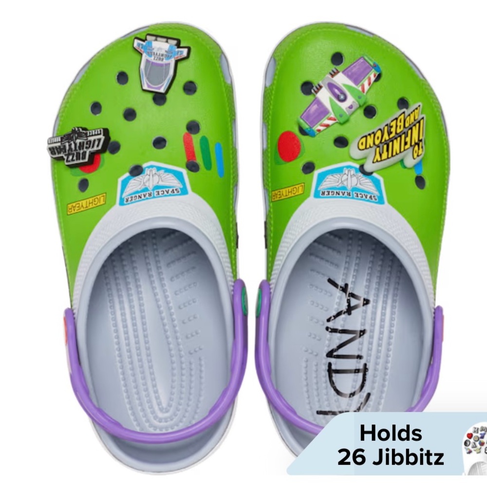 CROCS Buzz Lightyear Classic Clog (Women’s 8 / Men’s 6)